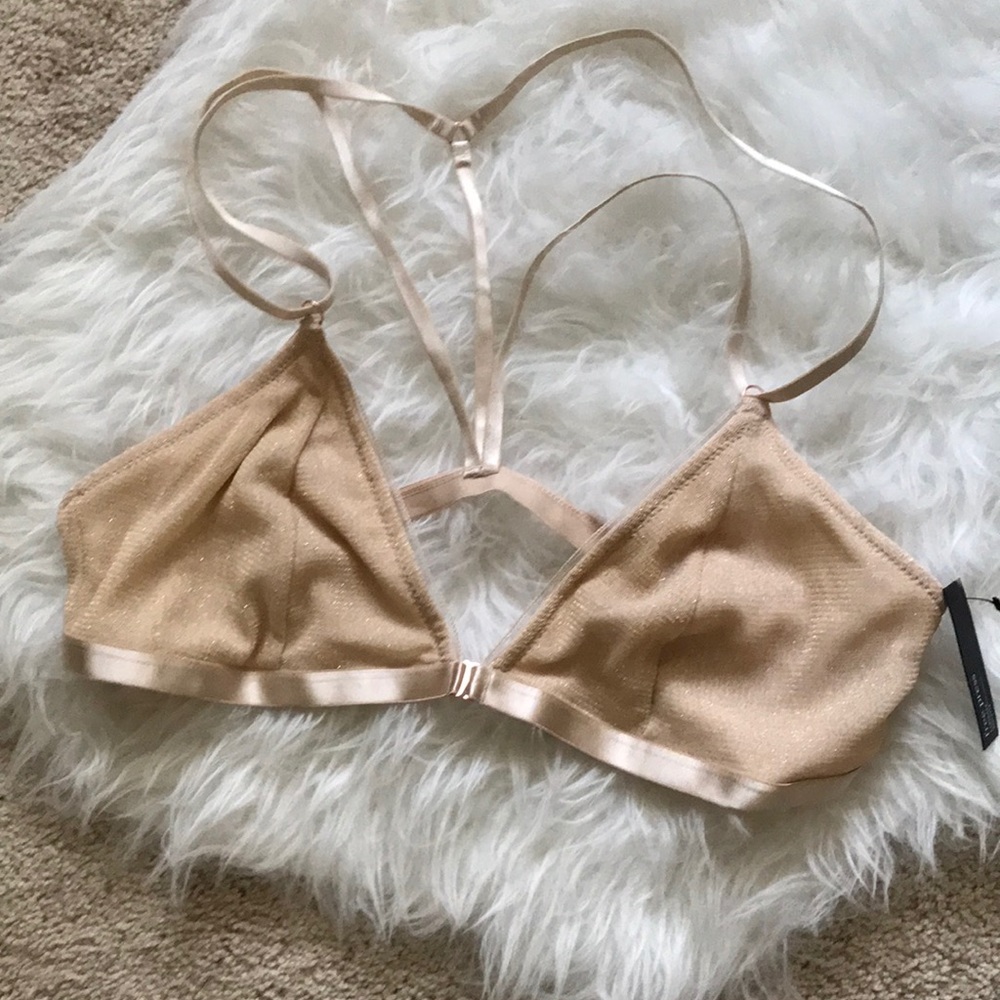 Free Press Shimmer Metallic Bralette